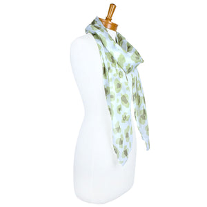 THSS2307: Olive: Animal Print Scarf