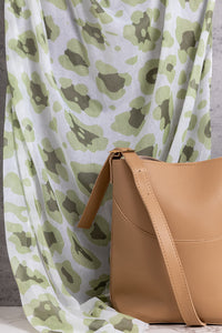 THSS2307: Olive: Animal Print Scarf