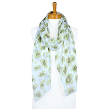 Load image into Gallery viewer, THSS2307: Olive: Animal Print Scarf
