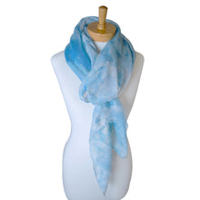 Load image into Gallery viewer, THSS2328: Blue: Brush Strokes Print Scarf
