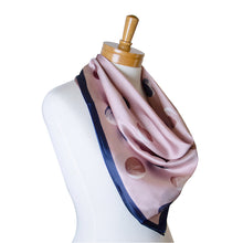 Load image into Gallery viewer, THSS2333: Pink: Dotted Square Scarf
