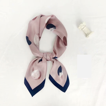 Load image into Gallery viewer, THSS2333: Pink: Dotted Square Scarf
