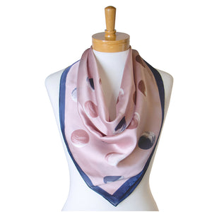 THSS2333: Pink: Dotted Square Scarf