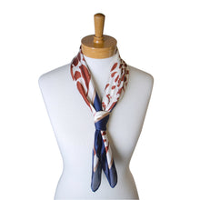 Load image into Gallery viewer, THSS2335: Red: Leopard Square Scarf
