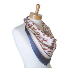 Load image into Gallery viewer, THSS2335: Red: Leopard Square Scarf
