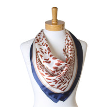 Load image into Gallery viewer, THSS2335: Red: Leopard Square Scarf
