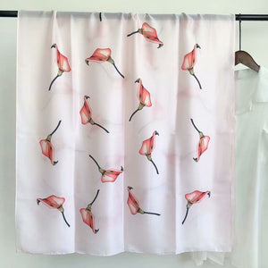 THSS2342: Pink: Calla Lily Scarf