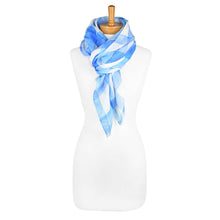 Load image into Gallery viewer, THSS2356: Blue: Gingham Patterned Scarf
