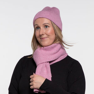 THSS2432HX: Light Magenta: Twisted Rib Stitch Beanie