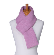 Load image into Gallery viewer, THSS2432: Light Magenta: Twisted Rib Stitch Scarf
