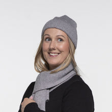 Load image into Gallery viewer, THSS2433HX: Grey: Twisted Rib Stitch Beanie
