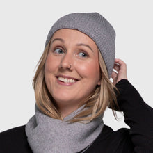 Load image into Gallery viewer, THSS2433HX: Grey: Twisted Rib Stitch Beanie
