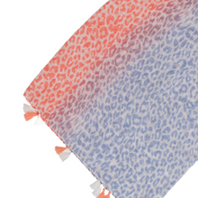 Load image into Gallery viewer, THSS2457: Powder Blue: Animal Print Scarf
