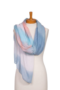 THSS2459: Powder Blue: MultiColoured Scarf