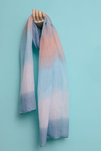 MultiColoured Scarf | Powder Blue