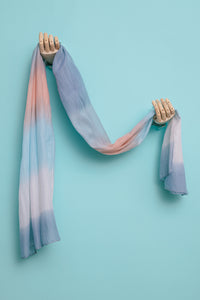 MultiColoured Scarf | Powder Blue