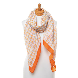 THSS2498: Orange: Victoria Scarf