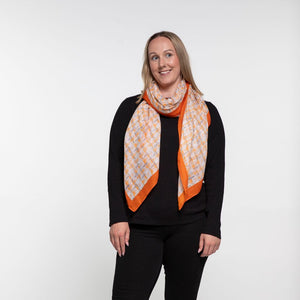 THSS2498: Orange: Victoria Scarf