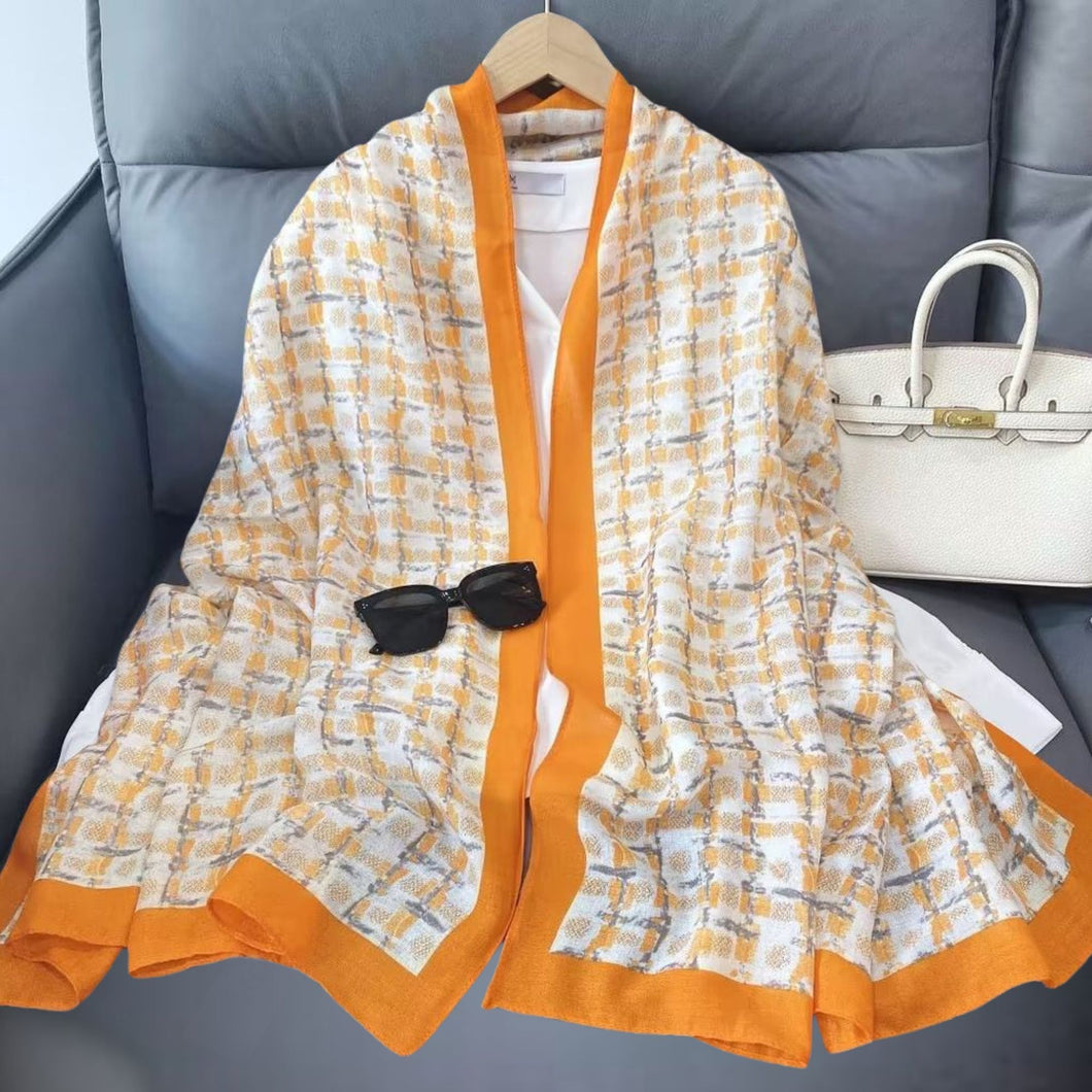 THSS2498: Orange: Victoria Scarf