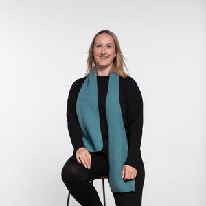 THSS2510: Teal: Knitted Scarf