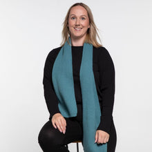 Load image into Gallery viewer, THSS2510: Teal: Knitted Scarf
