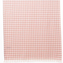 Load image into Gallery viewer, THSS2546: Pink: Small Houndstooth Scarf
