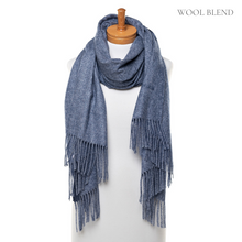 Load image into Gallery viewer, THSS2553: Denim: Soft Plain Scarf
