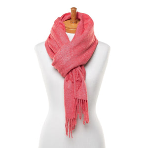 THSS2556: Red: Soft Plain Scarf