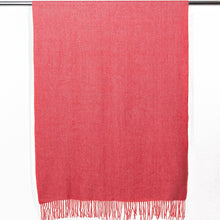 Load image into Gallery viewer, THSS2556: Red: Soft Plain Scarf
