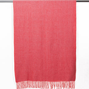 THSS2556: Red: Soft Plain Scarf