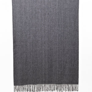 THSS2562: Charcoal: Soft Plain Scarf