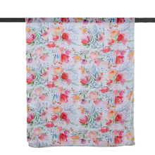 Load image into Gallery viewer, THSS2570: White: Watercolour Floral Scarf
