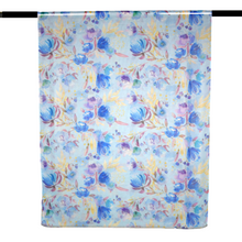 Load image into Gallery viewer, THSS2571: Blue: Watercolour Floral Scarf
