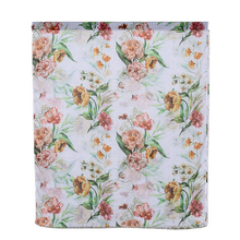 Load image into Gallery viewer, THSS2572: White: Flower Bouquet Scarf
