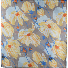 Load image into Gallery viewer, THSS2605: Grey: WindFlower Scarf
