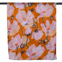 Load image into Gallery viewer, THSS2607: Orange: WindFlower Scarf
