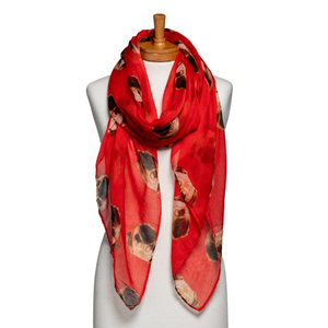 THSS2611: Red: Pug Scarf