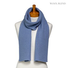 Load image into Gallery viewer, THSS2616: Egyptian Blue: Rib Scarf
