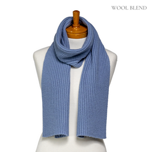 THSS2616: Egyptian Blue: Rib Scarf