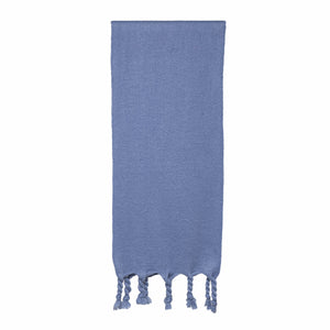 THSS2641: Blue: Chunky Plain Scarf