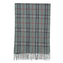 Load image into Gallery viewer, THSS2647: Emerald: Basque Plaid Scarf
