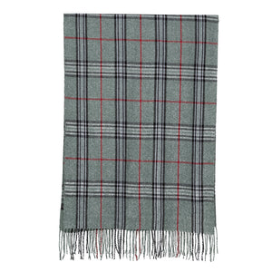 THSS2647: Emerald: Basque Plaid Scarf