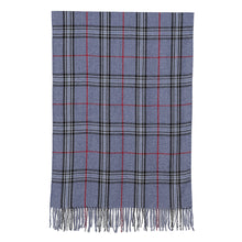 Load image into Gallery viewer, THSS2648: Denim: Basque Plaid Scarf
