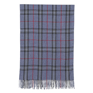 THSS2648: Denim: Basque Plaid Scarf