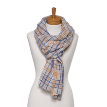 Load image into Gallery viewer, THSS2652: Burnt Orange: Plaid Pattern Scarf
