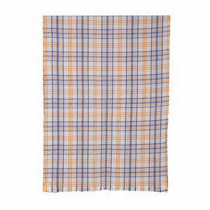 THSS2652: Burnt Orange: Plaid Pattern Scarf