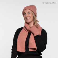 Load image into Gallery viewer, THSS2661: Winter Pink: Pattern Rib Knit Scarf
