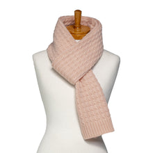 Load image into Gallery viewer, THSS2666: Peach : Cable Knit Scarf
