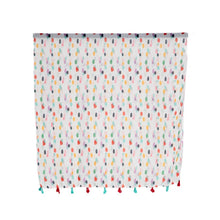 Load image into Gallery viewer, THSS2676: Multicolour: Colourful Polka Dots with Tassels Scarf
