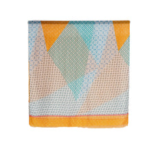 Load image into Gallery viewer, THSS2680: Orange: Geometric Shapes Scarf
